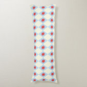 Coussins Longs Retro Funhaus Étoile de Diamant de Cirque (Devant (Vertical))