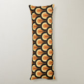 Coussins Longs Retro Gradated Geometric Fan Pattern (Dos (Vertical))