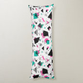 Coussins Longs Retro Memphis Geometric Pattern (Dos (Vertical))