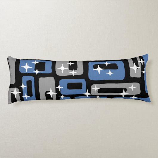 Coussins Longs Retro Mid-Century Moderne Abstrait (Dos)