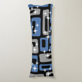 Coussins Longs Retro Mid-Century Moderne Abstrait (Devant (Vertical))