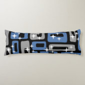 Coussins Longs Retro Mid-Century Moderne Abstrait (Devant)
