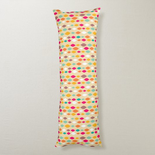 Coussins Longs Rétro motif d'abrégé sur style (Dos (Vertical))