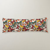 Coussins Longs Rétro motif floral 2 (Dos)