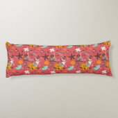 Coussins Longs Rétro motif floral 7 (Dos)