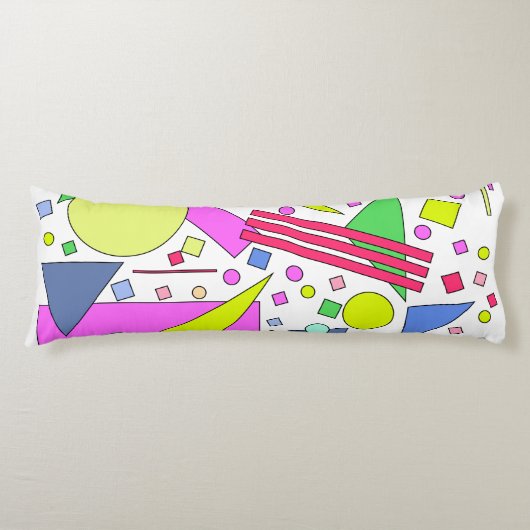 Coussins Longs Rétro Vintage Style 80s et 90s (Devant)