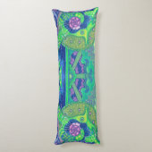 Coussins Longs Rêve de la pleine lune, surréalisme imaginaire sir (Dos (Vertical))