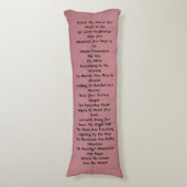 Coussins Longs Rêver terrible (Devant (Vertical))