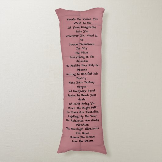 Coussins Longs Rêver terrible (Devant (Vertical))