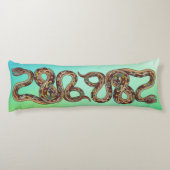 Coussins Longs Réversible Wild Nature Boa Constrictor Snake (Dos)