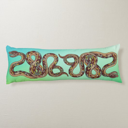 Coussins Longs Réversible Wild Nature Boa Constrictor Snake (Dos)