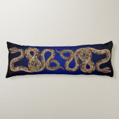 Coussins Longs Réversible Wild Nature Boa Constrictor Snake (Devant)