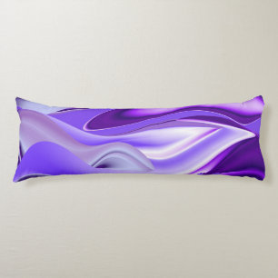 Coussins Longs Rêves d'arc-en-ciel de fleurs violettes