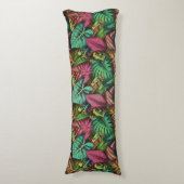 Coussins Longs Rêves de grenouille arboricole motif de surface tr (Devant (Vertical))