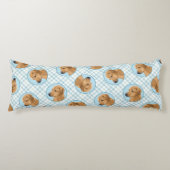 Coussins Longs Rhodesian Ridgeback Peinture Red Wheaten Chien Art (Devant)