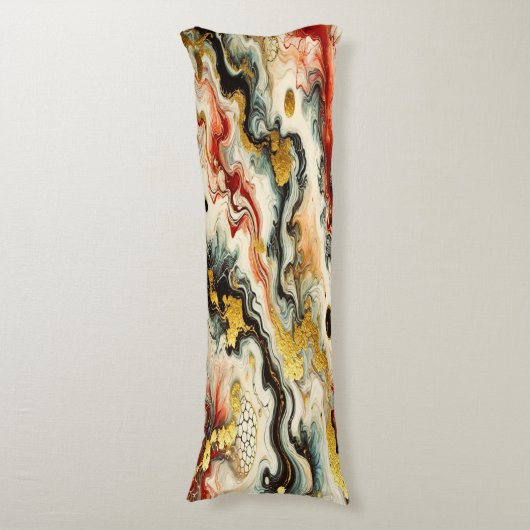 Coussins Longs Rivières dorées (Devant (Vertical))