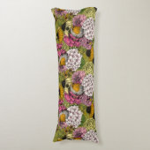 Coussins Longs Robins dans le jardin 2 (Devant (Vertical))