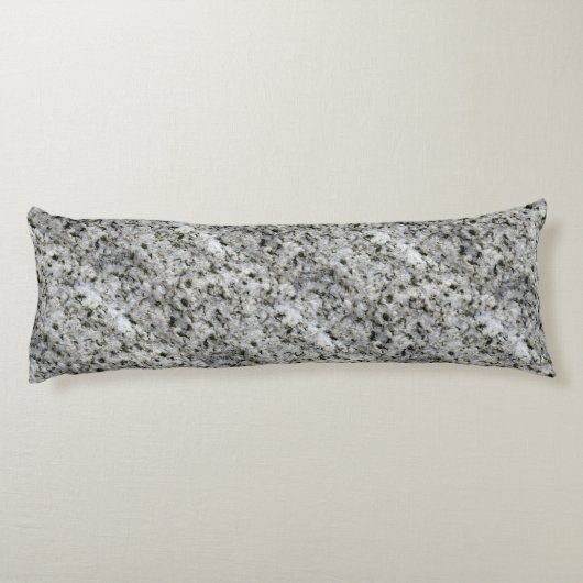 Coussins Longs Roche de granit blanc avec texte (Dos)