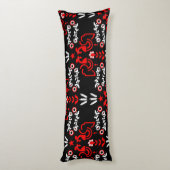Coussins Longs Rooster Cockerel Scandinavian Folk Art (Dos (Vertical))