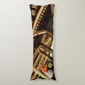 Coussins Longs Rooster de carrousel vintage (Devant (Vertical))