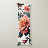 Coussins Longs Rose (Dos (Vertical))