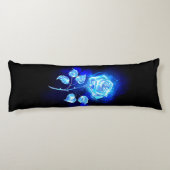 Coussins Longs Rose bleu brûlant (Dos)