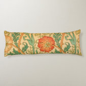 Coussins Longs Rose et Rose par William Morris (Dos)