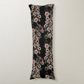 Coussins Longs Rose et vert doux d'inspiration baroque (Devant (Vertical))