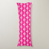 Coussins Longs Rose Fleur de Lys (Devant (Vertical))