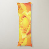 Coussins Longs Rose jaune soleil (Devant (Vertical))