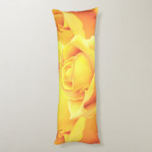Coussins Longs Rose jaune soleil (Dos (Vertical))