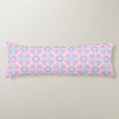 Coussins Longs Rose mignon, violet et bleu clair Motif (Devant)