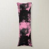 Coussins Longs Rose Noir et Gris      (Devant (Vertical))