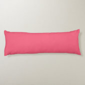 Coussins Longs Rose-rose (couleur solide) (Dos)