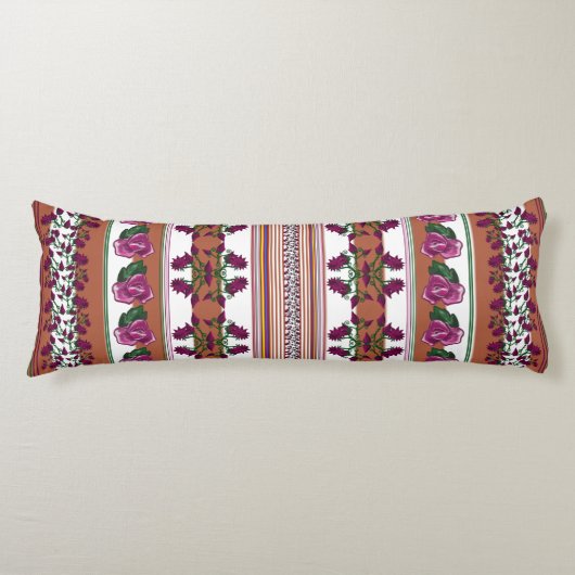 Coussins Longs Rose rose foncé Lotus (Devant)