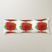 Coussins Longs Rose rouge (Dos)