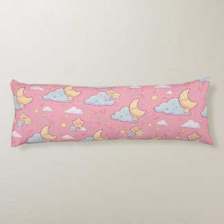 Coussins Longs Rose Temps de Sommeil