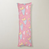Coussins Longs Rose Temps de Sommeil (Dos (Vertical))