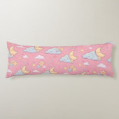 Coussins Longs Rose Temps de Sommeil (Devant)