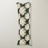 Coussins Longs Roses blanches (Devant (Vertical))