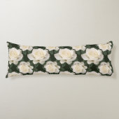 Coussins Longs Roses blanches (Devant)