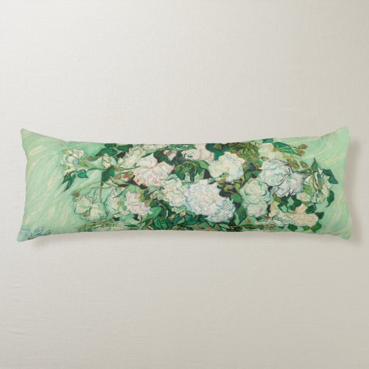 Coussins Longs Roses - Bouquet de fleurs (Devant)