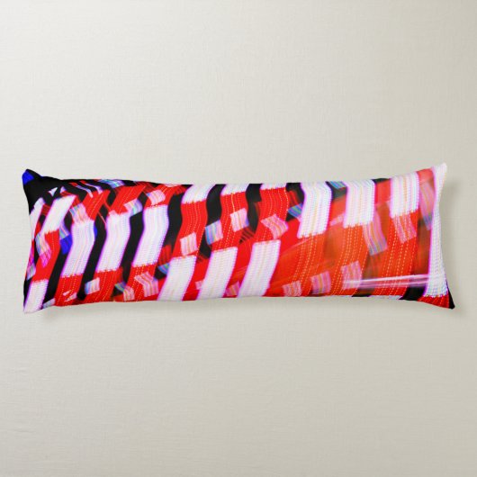 Coussins Longs Rouge blanc et bleu (Dos)
