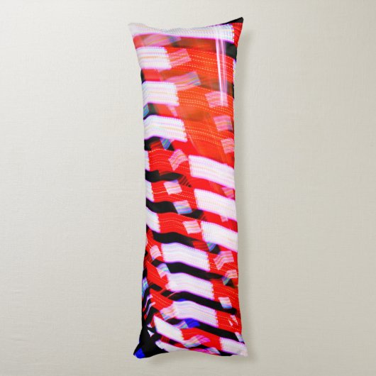 Coussins Longs Rouge blanc et bleu (Dos (Vertical))