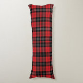 Coussins Longs Rouge noir blanc Tartan Buffalo Plaid tendance (Devant (Vertical))