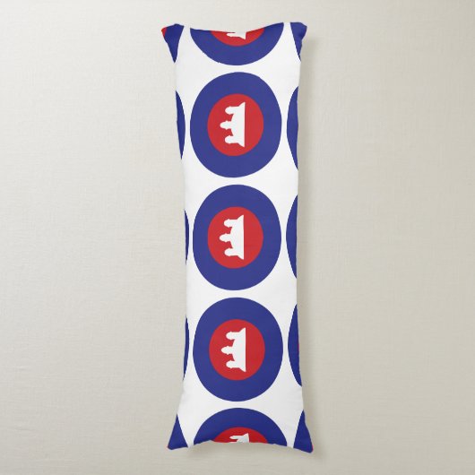 Coussins Longs Roundel cambodgien (Devant (Vertical))