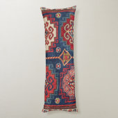 Coussins Longs Royal Blue Red Kazak El Paso Vibes (Dos (Vertical))