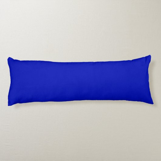 Coussins Longs Royal Blue Wt Grèce clé cadre de ligne initiale Mo (Dos)
