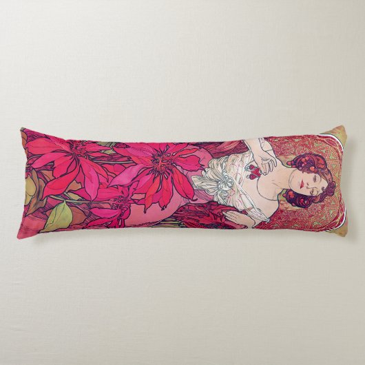 Coussins Longs Ruby (Quatre bijoux), Alphonse Mucha (Devant)
