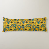 Coussins Longs Rudbekia jaune (Devant)